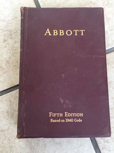 Vintage National Electrical Handbook Fifth Edition/ Abbott