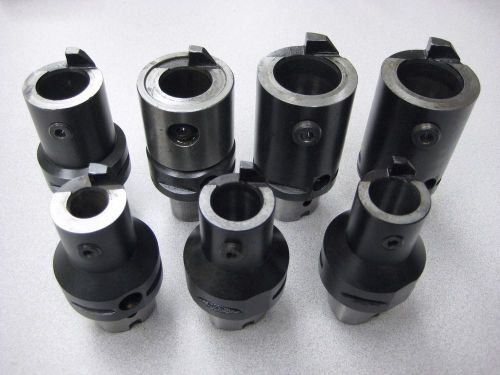 (7) sandvik c5 whistle notch drill adaptor capto 391.2 tool holder coromant mill for sale