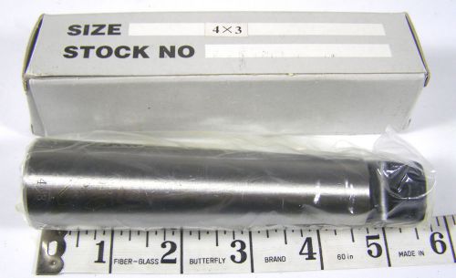 Morse taper reducing sleeve adapter 4mt x 3mt ~ for sale