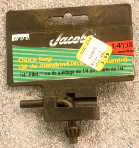New in Package Jacobs 1/4 &amp; 3/8&#034; Chuck Key 030605