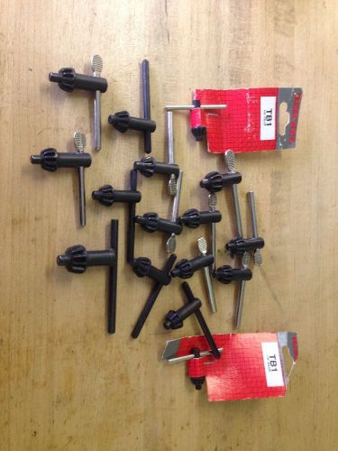 NEW (16 Pc) Drill Chuck Key Assortment, Machinist Tools Mechanic Gunsmith