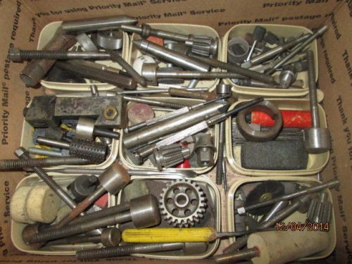 MACHINIST LATHE MILL Lot of Machinist Cutters Gears Parts  Etc
