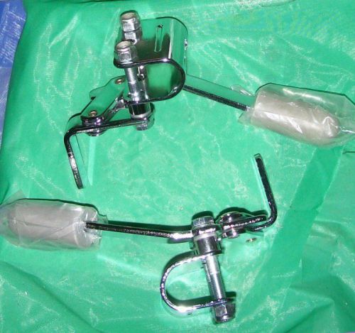 (2) left/right &#034;wheelchair hand brakes&#034; make excellent work holding clamps/tools for sale