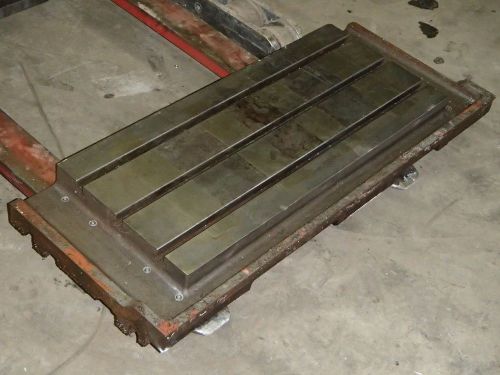 41.75&#034; x 16.75&#034; x 4&#034; Steel Welding 3 T-Slotted Table Cast Iron Layout Plate