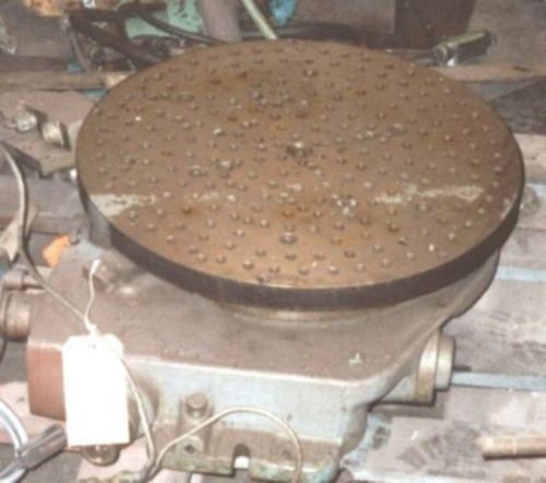 15&#034; ROTARY TABLE W/POWER TAKE-OFF AND 20&#034; FACE PLATE