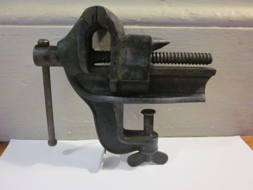 Antique Blacksmith Gunsmith Machinist Jeweler Small Anvil Vise NICE Clamp Tool