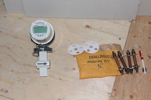 NEW ABB 1/4&#034; Magnetic Flowmeter W/ Mounting Kit