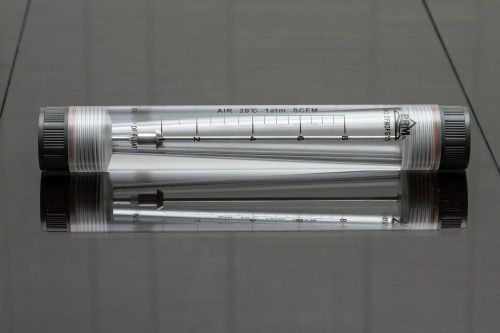 1-8 scfm prm dfg-15 rotameter air flow meter .5 inch fnpt connector viton seals for sale
