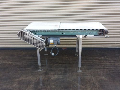 Hytrol 24” w x 70” l powered case / box conveyor, 115 volt for sale
