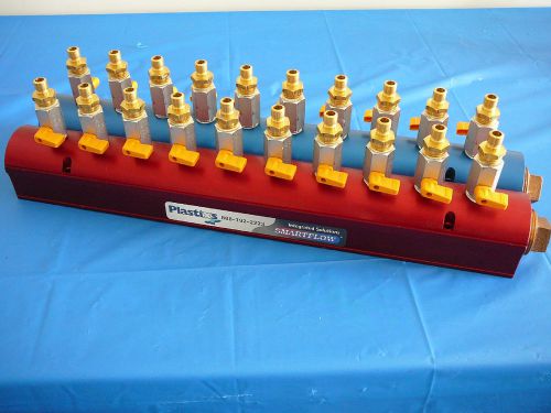 Aluminum water manifold assembly - 1.5&#034; inlet with (20) 1/2&#034; ports. for sale