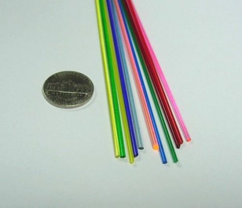 1/16&#034; assortment colored acrylic rod for sale