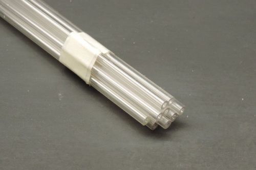 10 PCS OF POLYCARBONATE TUBING 1/4&#034; OD BY 1/8&#034; ID BY 34&#034; LONG