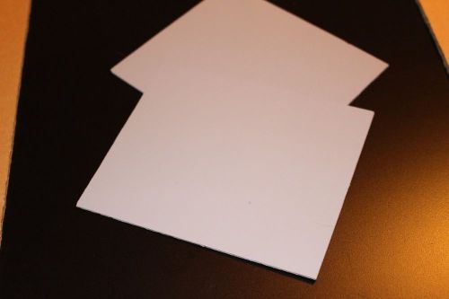 (4 pcs) Palopaque Rigid PVC Flat Sheet 1/16&#034; (1.5mm)  16&#034; x 24&#034; Light Grey