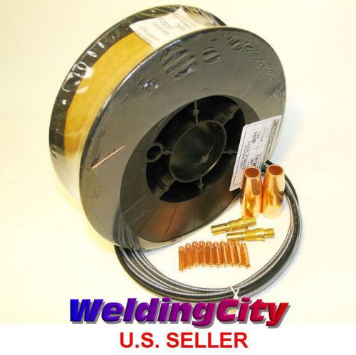 Welding Wire ER70S-6 11-Lb 0.030&#034; &amp; MIG Gun Accessory Kit in Lincoln Magnum 100L