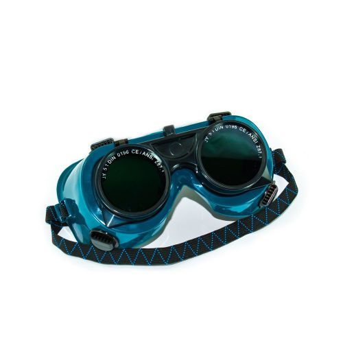 Steampunk flip up welding goggles - easy to disassemble for customizing for sale
