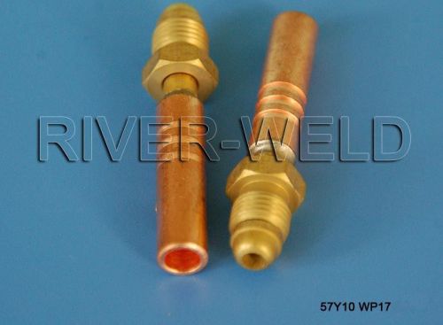 57Y10 Gas &amp; Power Cable Adapter FIT WP-17 WP-9 WP-24G 24W TIG Welding Torch 2PK