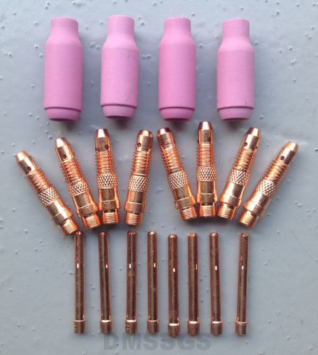 TIG WELDING CONSUMABLES SET COLLET BODIES CERAMIC CUPS FOR ATPW524 200A