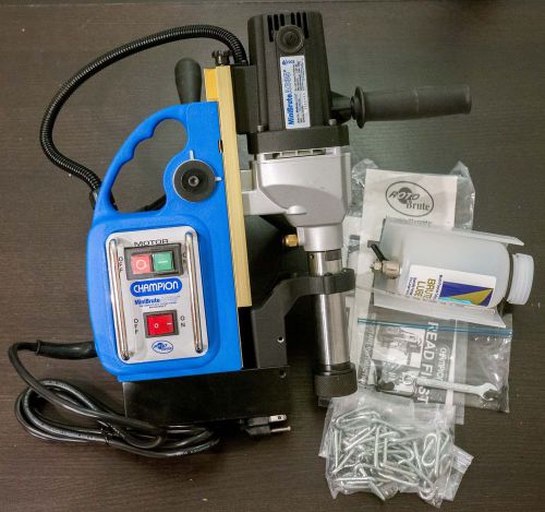 Champion cutting tool ac35 rotobrute portable magnetic drill press new! for sale