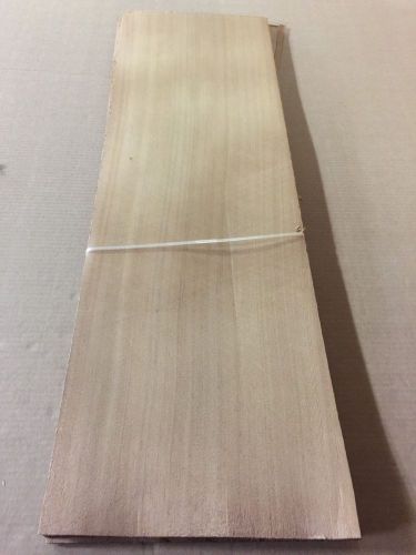 Wood Veneer Cedar 10x34 20 Pieces Total Raw Veneer &#034;EXOTIC&#034; CY1 1-7-14