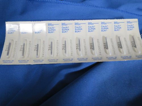 Fg 701 dentsply/ caulk super bur, set of 10, swiss made for sale