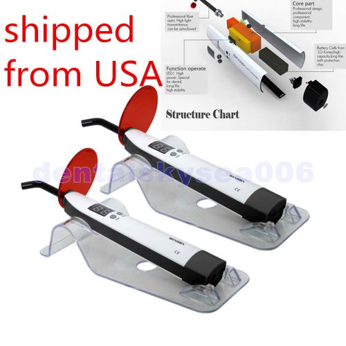 2 pcs best dental led curing light lamp skysea , free fast shipping from usa for sale