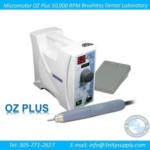 Micromotor Complete Set OZ Plus 50,000 RPM Dental Laboratory. High Technology A+