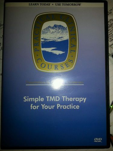 Gordon Christensen   Simple TMD Therapy for Your Practice D3106