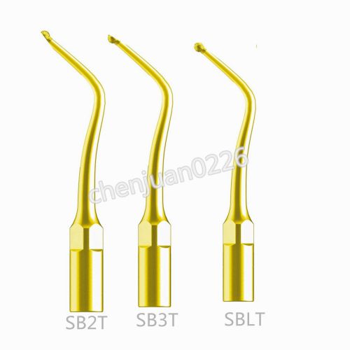 3 pcs cavity preparation tip for satelec nsk dte ultrasonic dental scaler golden for sale