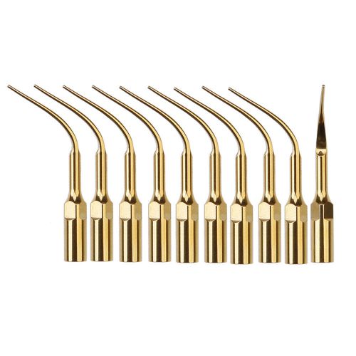 10 Dental Ultrasonic Scaler tip Perio Scaling tip P3T fit Woodepecker EMS