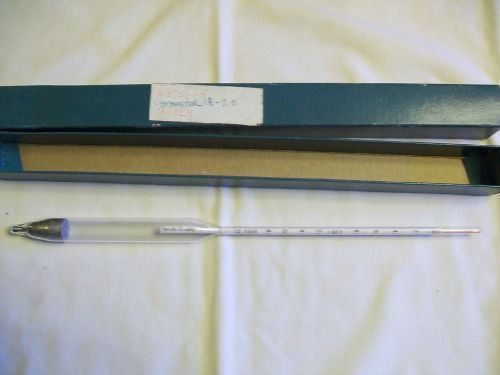 ERTCO  SPECIFIC GRAVITY HYDROMETER   1.8 TO  2.0  sg  315 mm LONG
