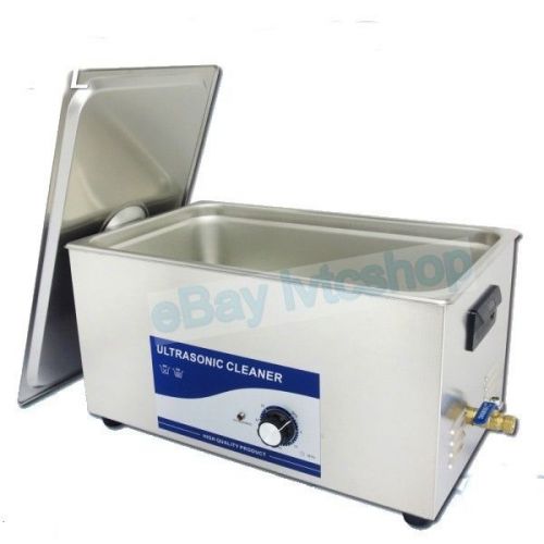30l ultrasonic cleaner w/ timer free stainless basket new 1 year warranty for sale