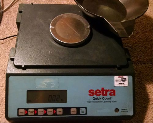 Setra quick count high resolution counting scale for sale