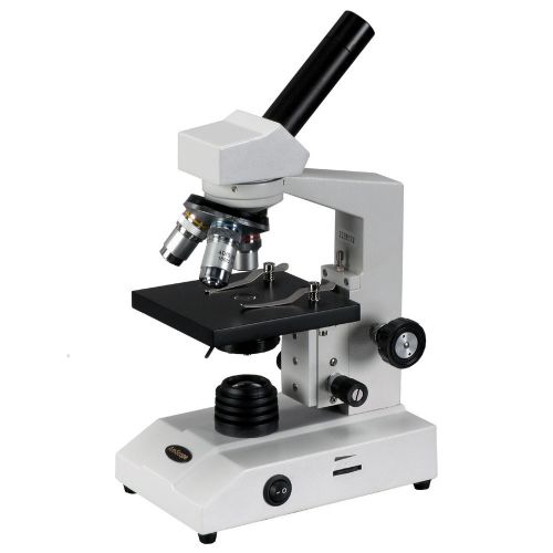 40X-800X Monocular Clinical Biological Microscope w/ Mech. Stage