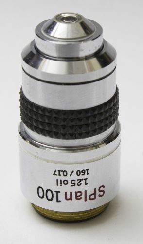Olympus S Plan 100x Oil 1.25 160 / 0.17 Microscope Objective SPlan