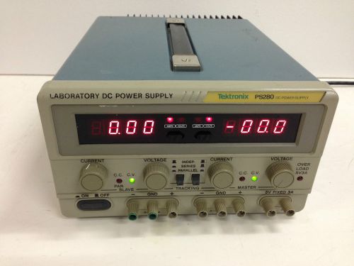 Tektronix PS280 Lab Triple Output Dual Display DC Power Supply Unit PSU 0-30V 2A