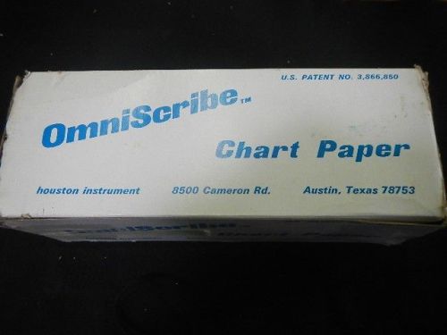 Chart Paper Roll, Omni Scribe Houston Instrument RCX-103
