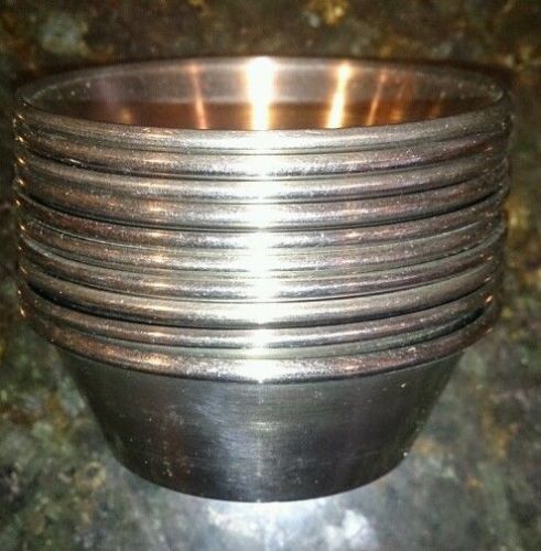 Condiment, dipping cups 10 each 1.5 oz. Stainless