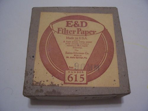 E and D Filter Paper
