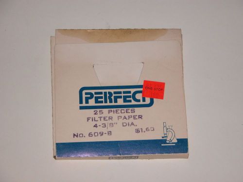 PERFECT No.609-B Filter Paper 4-3/8&#034; Dia.