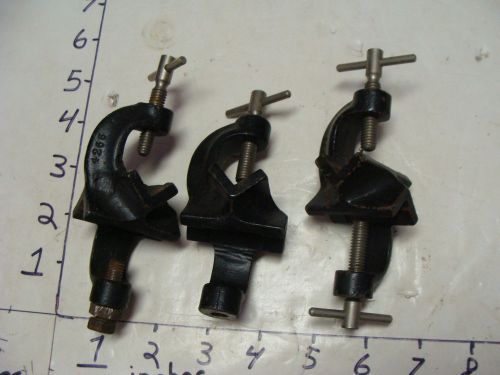 Elli buk collection--3 vintage cross clamp holder for lab stand #4266 black for sale