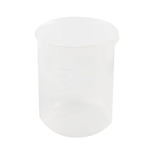 Clear White Plastic 50mL Measuring Cup Beaker for Flour Sugar Liquid
