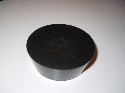 Size 13 One Hole Black Rubber Laboratory Stopper