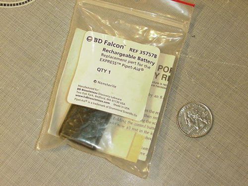 Falcon REF 357578 Rechargable Battery for Express Pipet-Aid NEW IN PACKAGE!