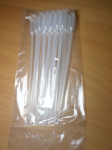 SAMCO Plastic Disposable Extra Long 9” 6mL Sterile Transfer Pipets (Bag of 20)