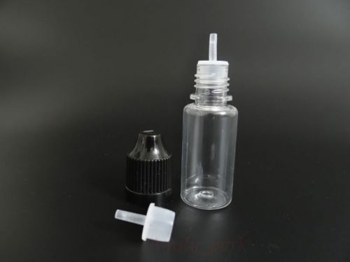 10pcs 5ML Empty Plastic e-juice E-Liquid Dropper Bottles Childproof Cap PET