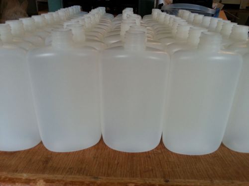 Lot of 66 Translucent 8 oz. bottles with caps