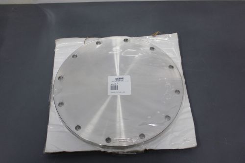New mdc 8&#034; ss high vacuum blank nw200 kflng flange fitting 852003(s20-1-33u) for sale
