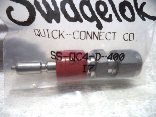 Swagelok Quick Connect Stem Valve SS-QC4-D-400 (I7) New-FREE SHIPPING