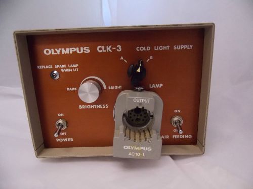 OLYMPUS CLK-3 COLD LIGHT SOURCE WITH AIR FOR USE WITH ENDOSCOPES/COLONOSCOPES