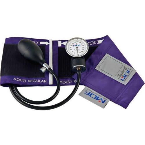 Mdf® calibra  pro aneroid sphygmomanometer latex free adult purple for sale